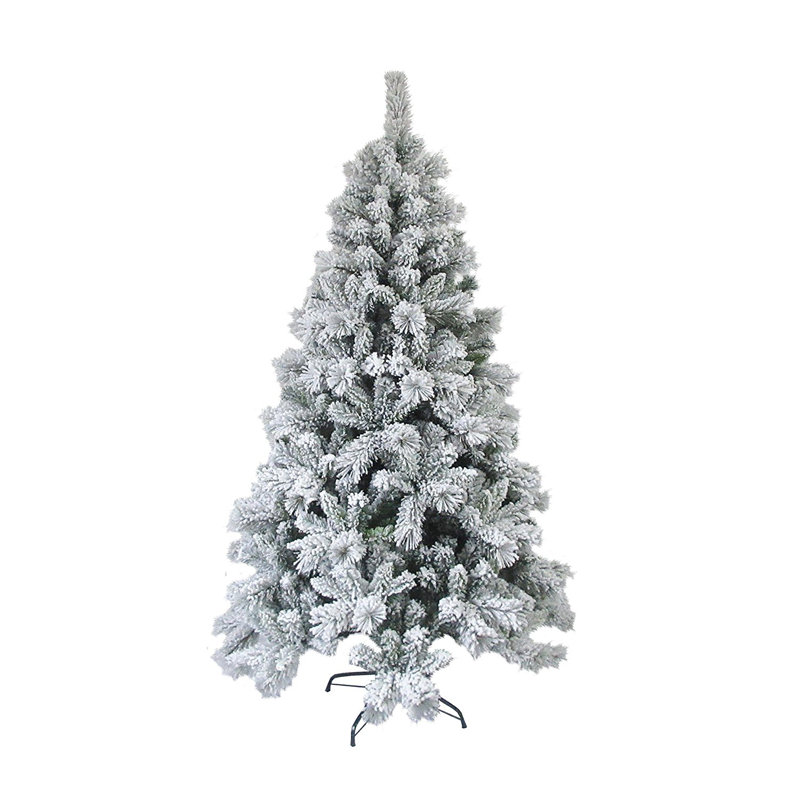 The Holiday Aisle Snow Dusted 8' Green Pine Artificial Christmas Tree